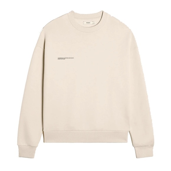 Pangaia Sweatshirt White 365 Heavyweight Sweatshirt Crew Neck Size Small Cotton - Picture 1 of 16